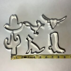 Southwestern theme cookie cutters